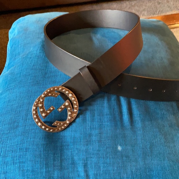 RARE STUDDED GUCCI BELT main image 5
